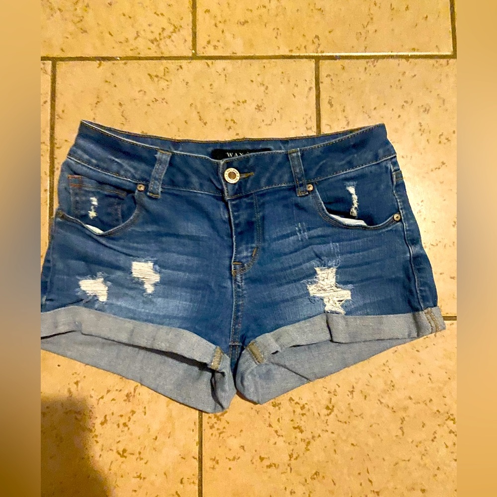 Wax brand size small blue Jean shorts